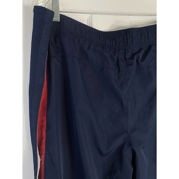 Vintage Nike Mens Breakaway‎ Basketball Pants Snap XL Navy Blue Red - Grey Tag - Picture 8 of 11